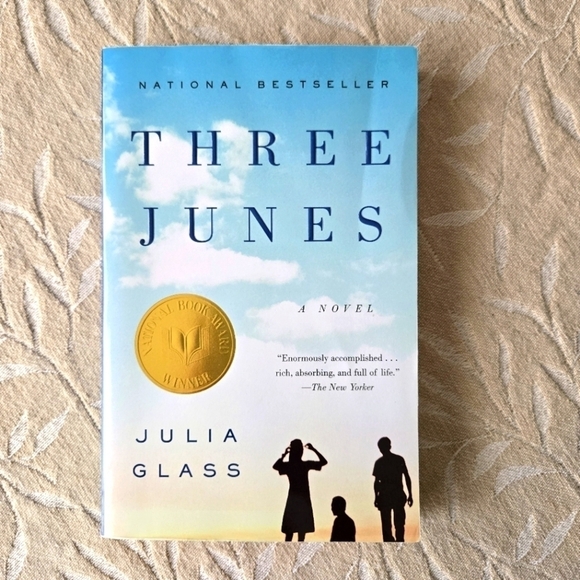 Three Junes By Julia Glass National Bestseller Paperback Book - Picture 1 of 9